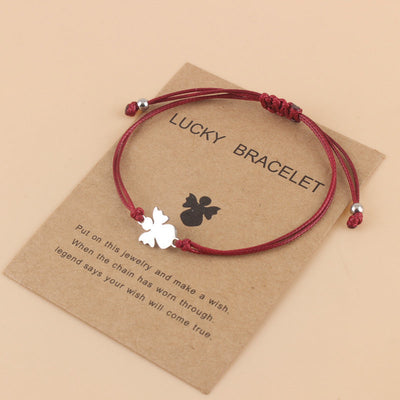 Lyckoängel – betonar både skyddsängeln och den lyckobringande kraften.