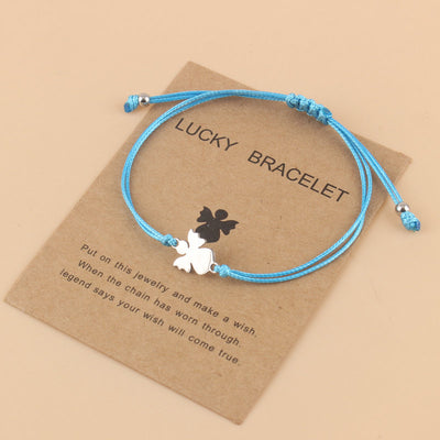 Lyckoängel – betonar både skyddsängeln och den lyckobringande kraften.